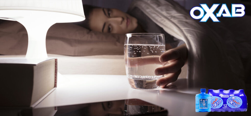 فواید خوردن آب قبل از خواب